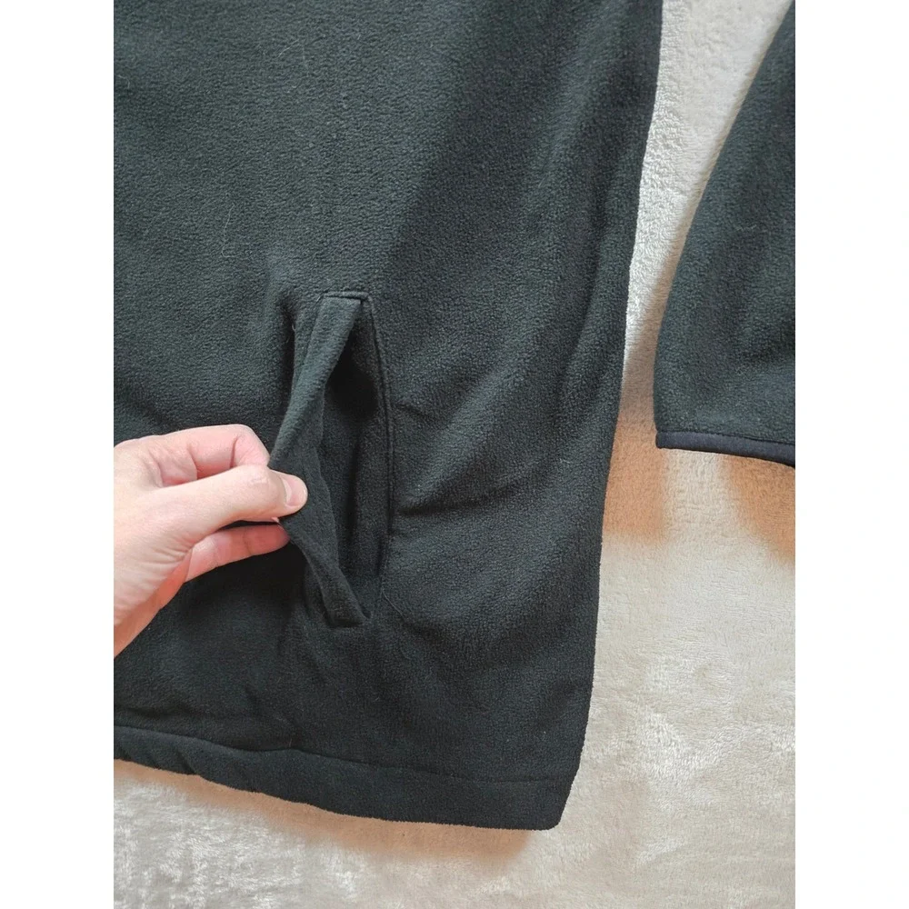 Arizona Cardinals Jacket Mens XL Black Full‎ Zip Fleece Pockets Dunbrooke NFL